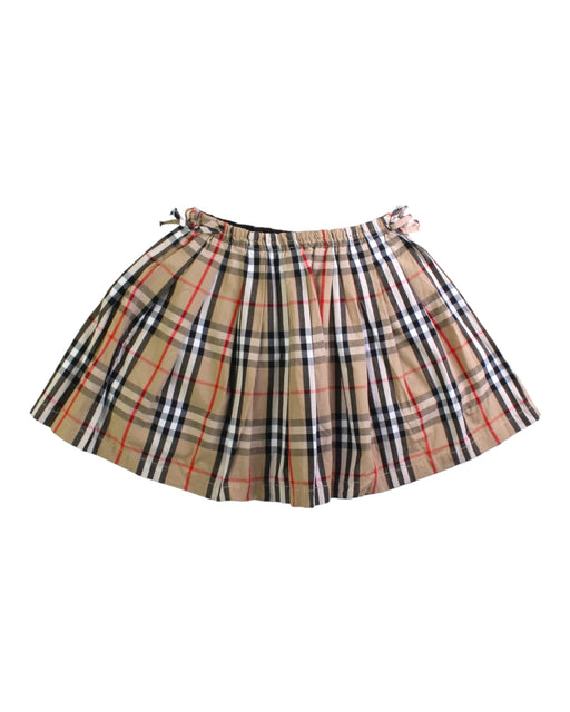 A Beige Short Skirts from Burberry in size 6T for girl. (Front View)