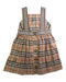 A Beige Sleeveless Dresses from Burberry in size 6T for girl. (Back View)