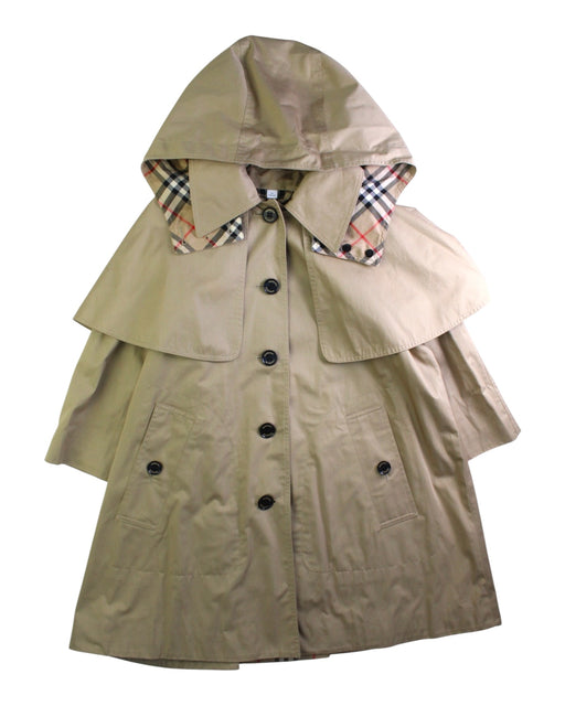 A Beige Capes & Ponchos from Burberry in size 6T for girl. (Front View)