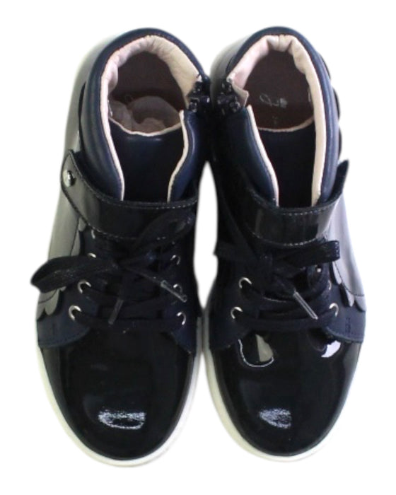 A Navy Sneakers from Jacadi in size 6T for boy. (Back View)