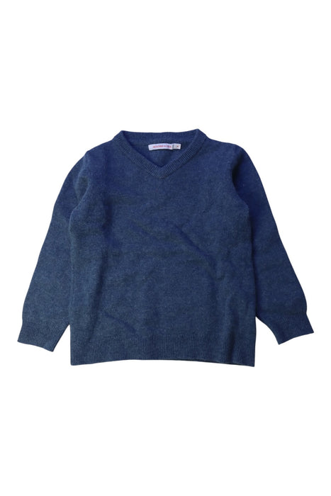A Blue Knit Sweaters from Monoprix in size 4T for boy. (Front View)