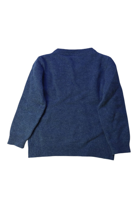A Blue Knit Sweaters from Monoprix in size 4T for boy. (Back View)