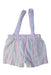 A Pink Overall Shorts from Nicoli in size 3T for boy. (Back View)
