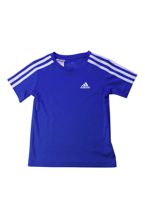 A Blue Active Tops from Adidas in size 3T for boy. (Front View)