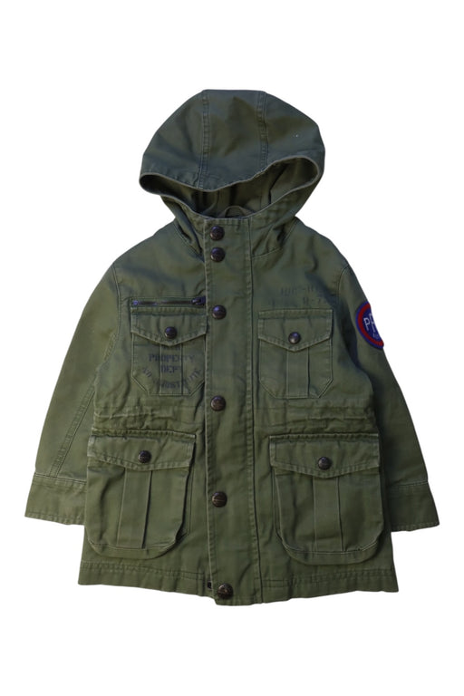 A Green Coats from Polo Ralph Lauren in size 2T for boy. (Front View)