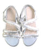 A Silver Sandals from Charles & Keith in size 6T for girl. (Back View)
