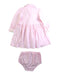 A Pink Dress Sets from Ralph Lauren in size 6-12M for girl. (Back View)