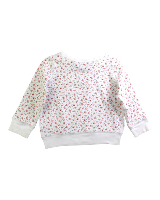 A White Crewneck Sweatshirts from Polo Ralph Lauren in size 2T for girl. (Back View)