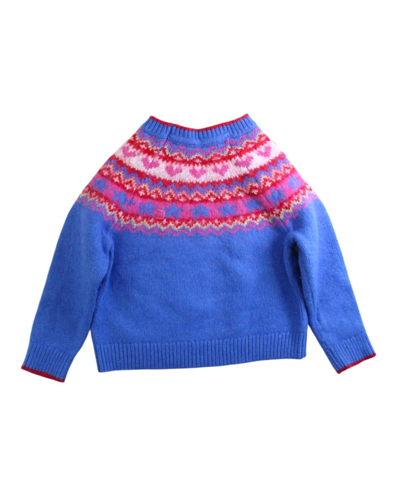 A Blue Knit Sweaters from Boden in size 2T for girl. (Back View)