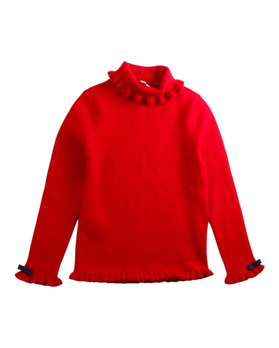 A Red Knit Sweaters from Nicholas & Bears in size 3T for girl. (Front View)