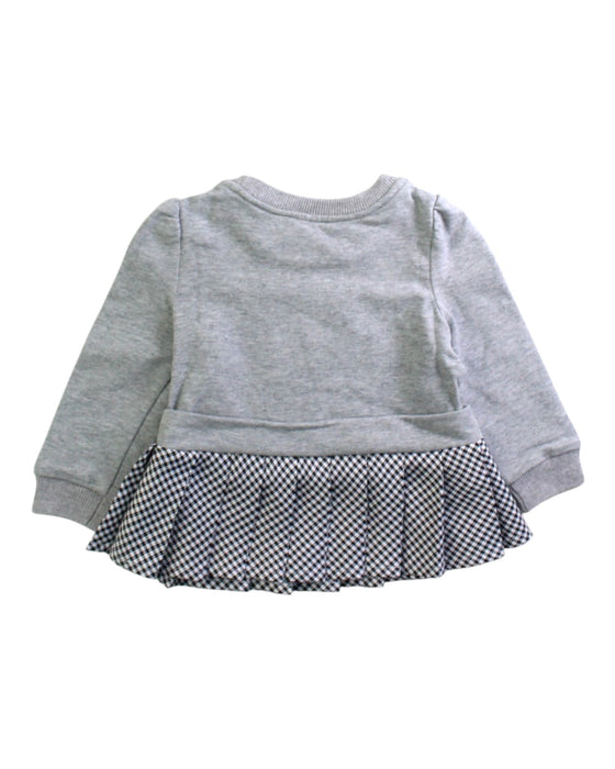 A Grey Long Sleeve Tops from Nicholas & Bears in size 12-18M for girl. (Back View)