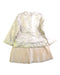 A White Long Sleeve Dresses from Mides in size 3T for girl. (Back View)