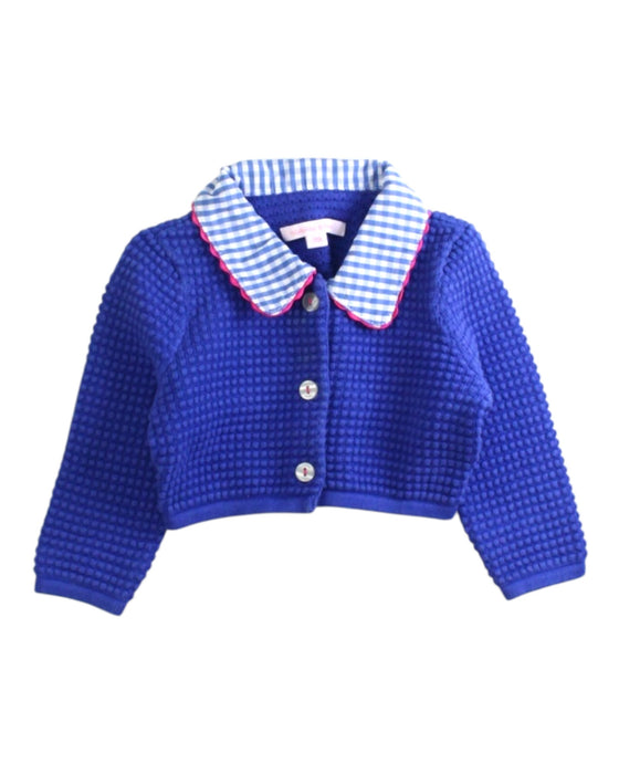 A Blue Cardigans from Nicholas & Bears in size 12-18M for girl. (Front View)