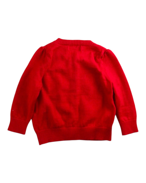 A Red Cardigans from Nicholas & Bears in size 6-12M for girl. (Back View)