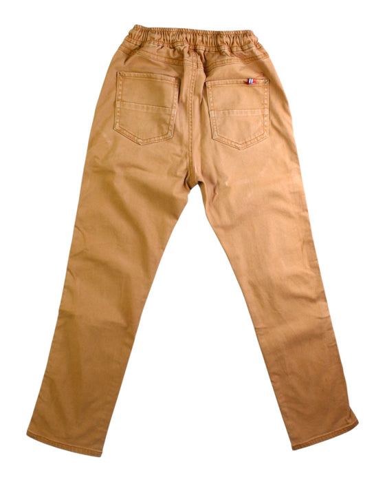 A Brown Casual Pants from Boden in size 7Y for boy. (Back View)