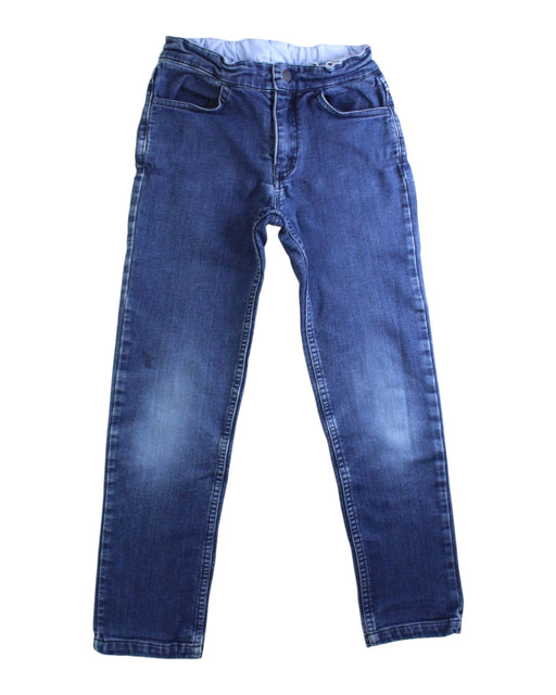 A Blue Jeans from Jacadi in size 8Y for boy. (Front View)