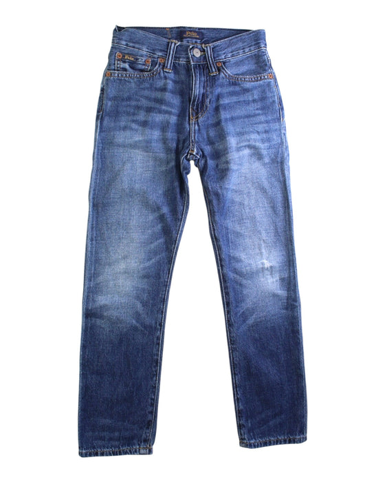 A Blue Jeans from Polo Ralph Lauren in size 8Y for boy. (Front View)
