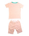 A Orange Shorts Sets from Boden in size 7Y for boy. (Back View)
