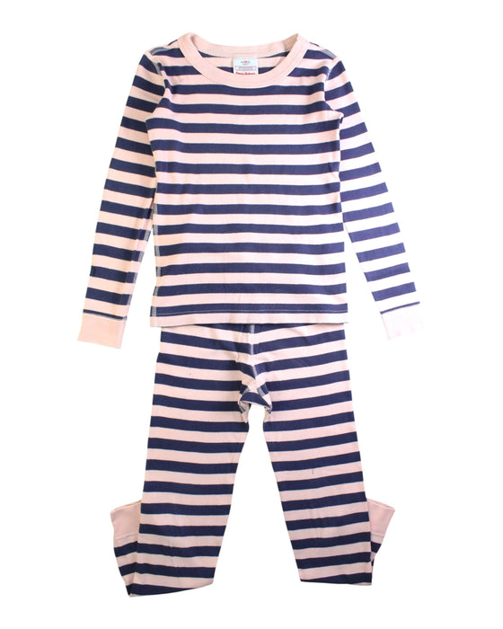 A Navy Pyjama Sets from Hanna Andersson in size 6T for neutral. (Front View)