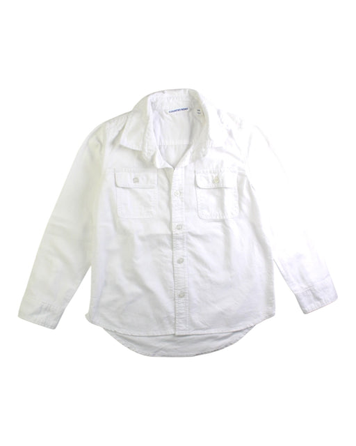 A White Long Sleeve Shirts from Country Road in size 6T for boy. (Front View)