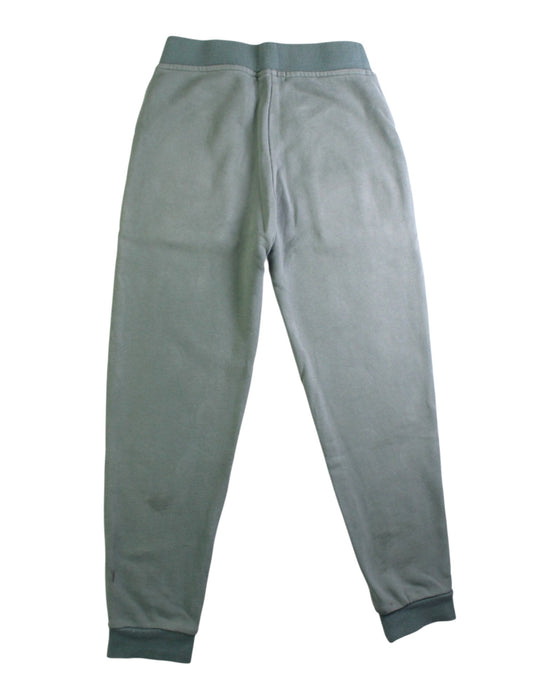A Green Sweatpants from Aigle in size 8Y for boy. (Back View)