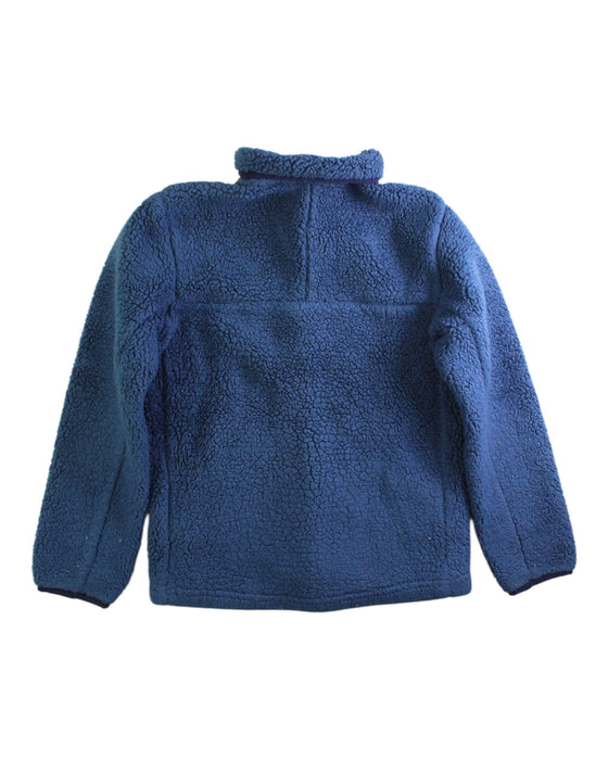 A Blue Puffer/Quilted Jackets from The North Face in size 7Y for boy. (Back View)