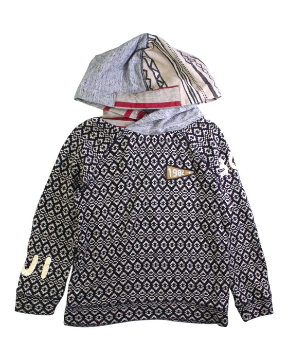 A Black Hooded Sweatshirts from Scotch Shrunk in size 8Y for boy. (Front View)