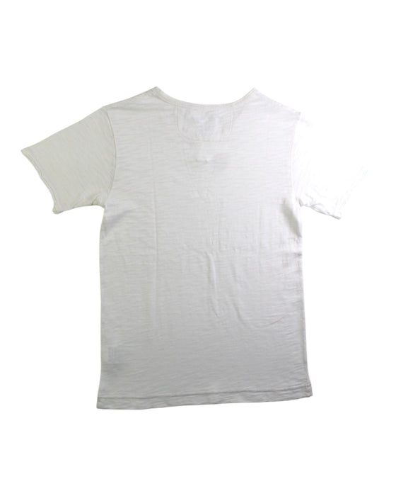 A White Short Sleeve T Shirts from Ragmart in size 7Y for boy. (Back View)