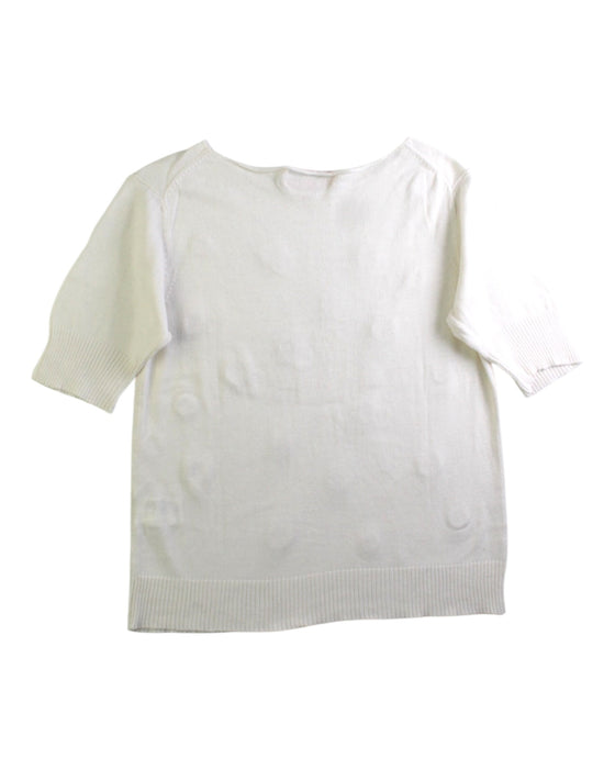 A White Short Sleeve Tops from Bonpoint in size 10Y for girl. (Back View)