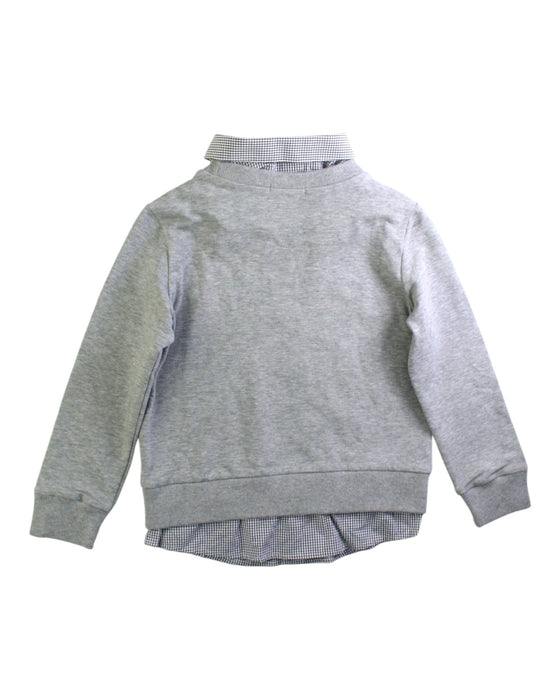 A Grey Crewneck Sweatshirts from Nicholas & Bears in size 6T for boy. (Back View)