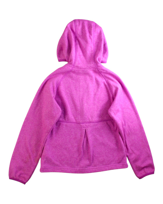 A Pink Lightweight Jackets from Columbia in size 7Y for girl. (Back View)