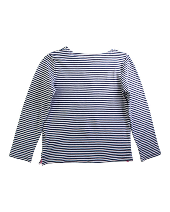 A Navy Long Sleeve Tops from Joules in size 7Y for girl. (Back View)
