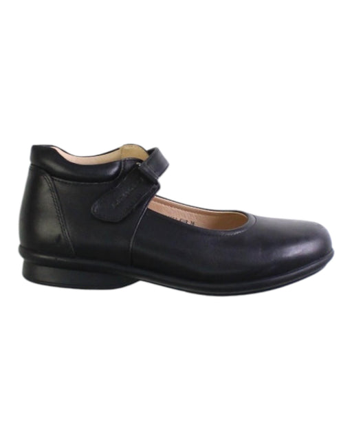 A Black Flats from Dr. Kong in size 11Y for girl. (Front View)