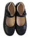 A Black Flats from Dr. Kong in size 11Y for girl. (Back View)