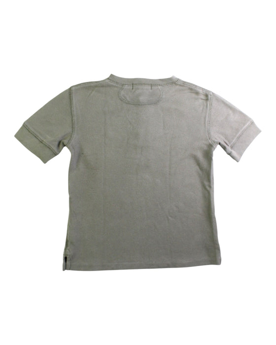 A Taupe Short Sleeve Polos from Ralph Lauren in size 4T for boy. (Back View)