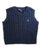 A Navy Sweater Vests from Ralph Lauren in size 4T for boy. (Front View)
