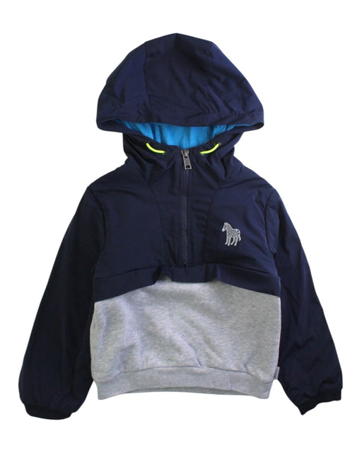 A Navy Lightweight Jackets from Paul Smith in size 4T for boy. (Front View)