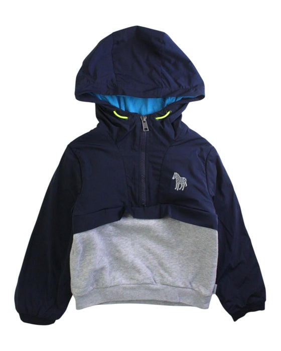 A Navy Lightweight Jackets from Paul Smith in size 4T for boy. (Front View)