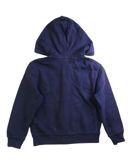 A Navy Zippered Sweatshirts from Polo Ralph Lauren in size 5T for boy. (Back View)