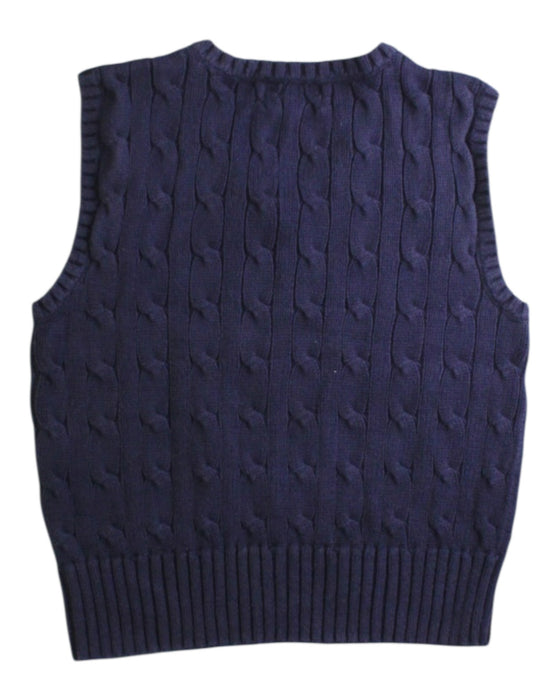 A Navy Sweater Vests from Ralph Lauren in size 3T for boy. (Back View)