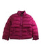 A Pink Puffer/Quilted Jackets from Moncler in size 4T for girl. (Front View)
