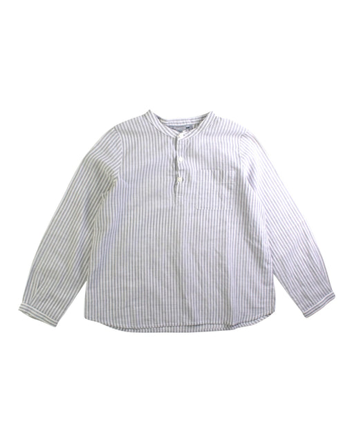 A White Long Sleeve Shirts from Bonpoint in size 6T for boy. (Front View)