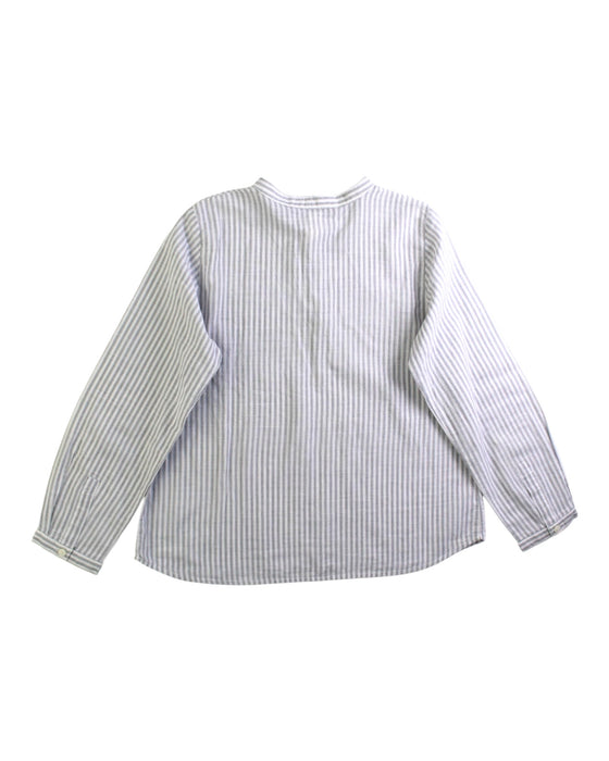 A White Long Sleeve Shirts from Bonpoint in size 6T for boy. (Back View)
