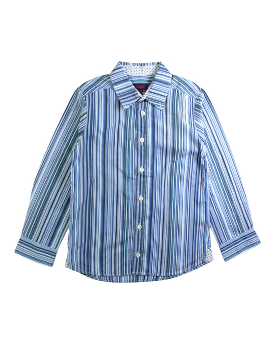 A Blue Long Sleeve Shirts from Paul Smith in size 6T for boy. (Front View)