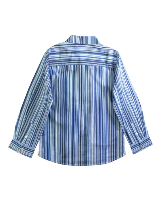 A Blue Long Sleeve Shirts from Paul Smith in size 6T for boy. (Back View)
