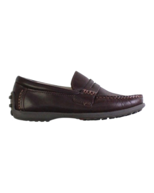 A Burgundy Loafers & Moccasins from Jacadi in size 5T for boy. (Front View)