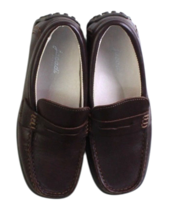 A Burgundy Loafers & Moccasins from Jacadi in size 5T for boy. (Back View)