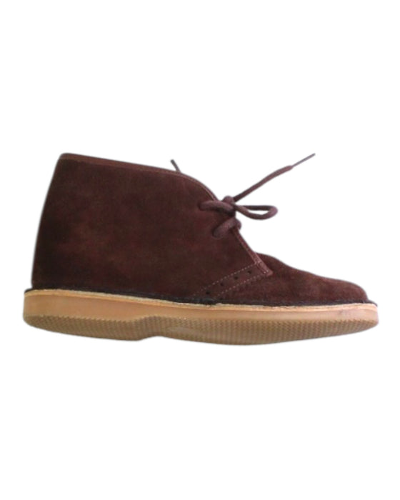 A Brown Casual Boots from Jacadi in size 5T for boy. (Front View)