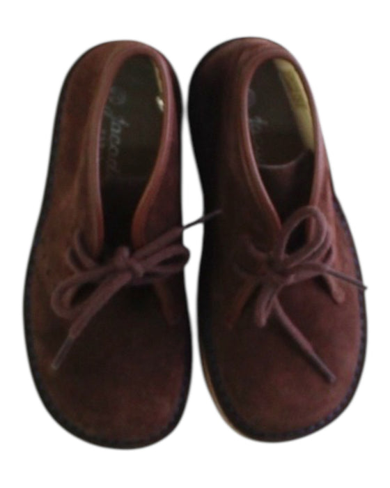 A Brown Casual Boots from Jacadi in size 5T for boy. (Back View)
