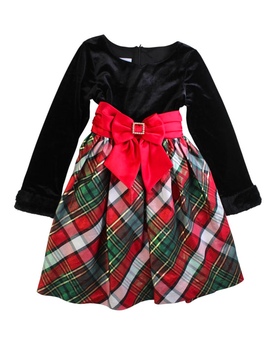 A Multicolour Long Sleeve Dresses from Bonnie Jean in size 8Y for girl. (Front View)